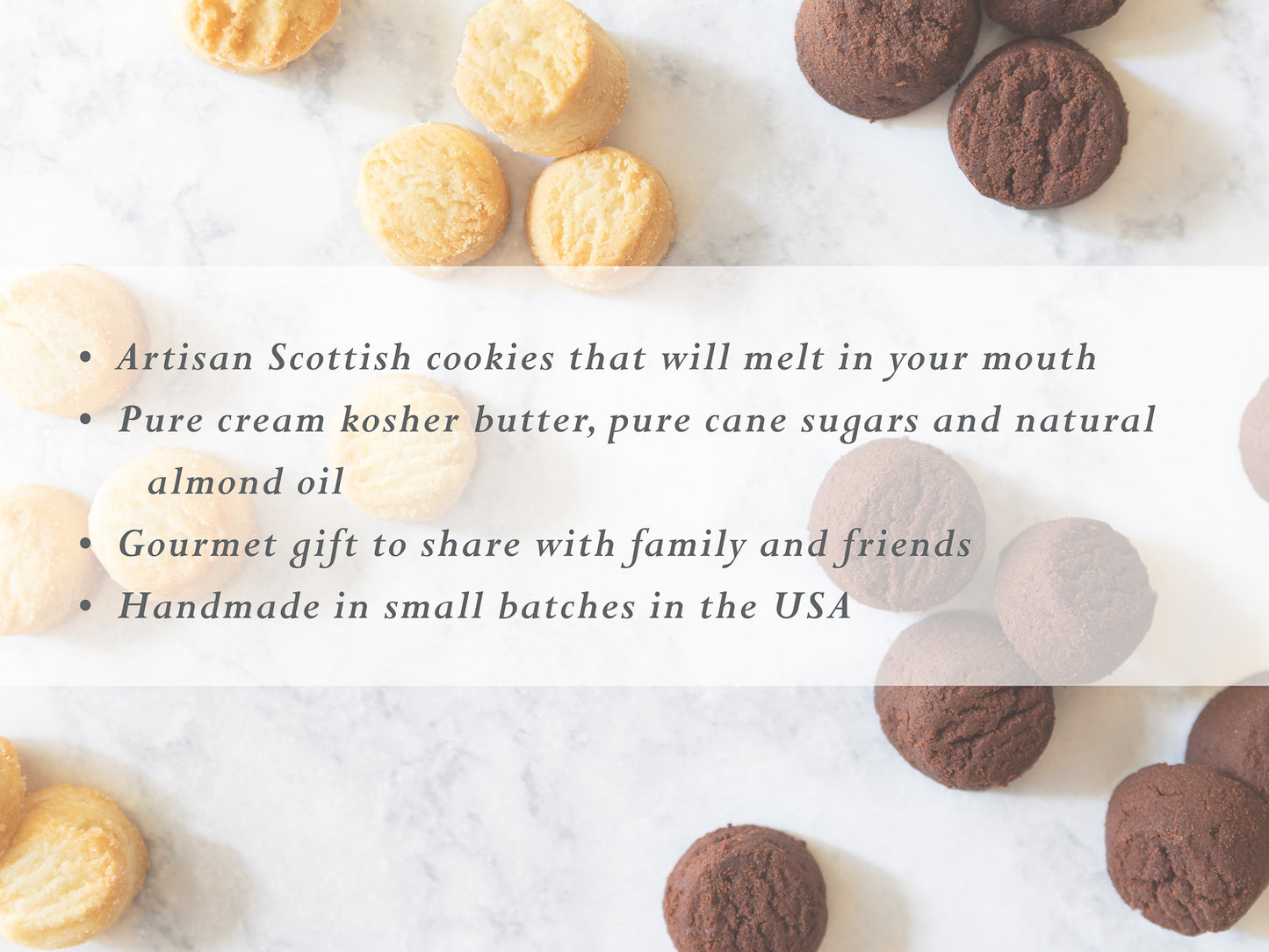some of the features of northwest expressions chocolate and classic shortbread cookies