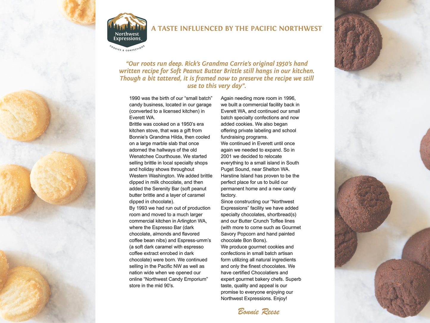 a story of how our shortbread cookies came to be