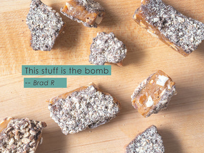 customer's testimony of Butter Crunch Toffee