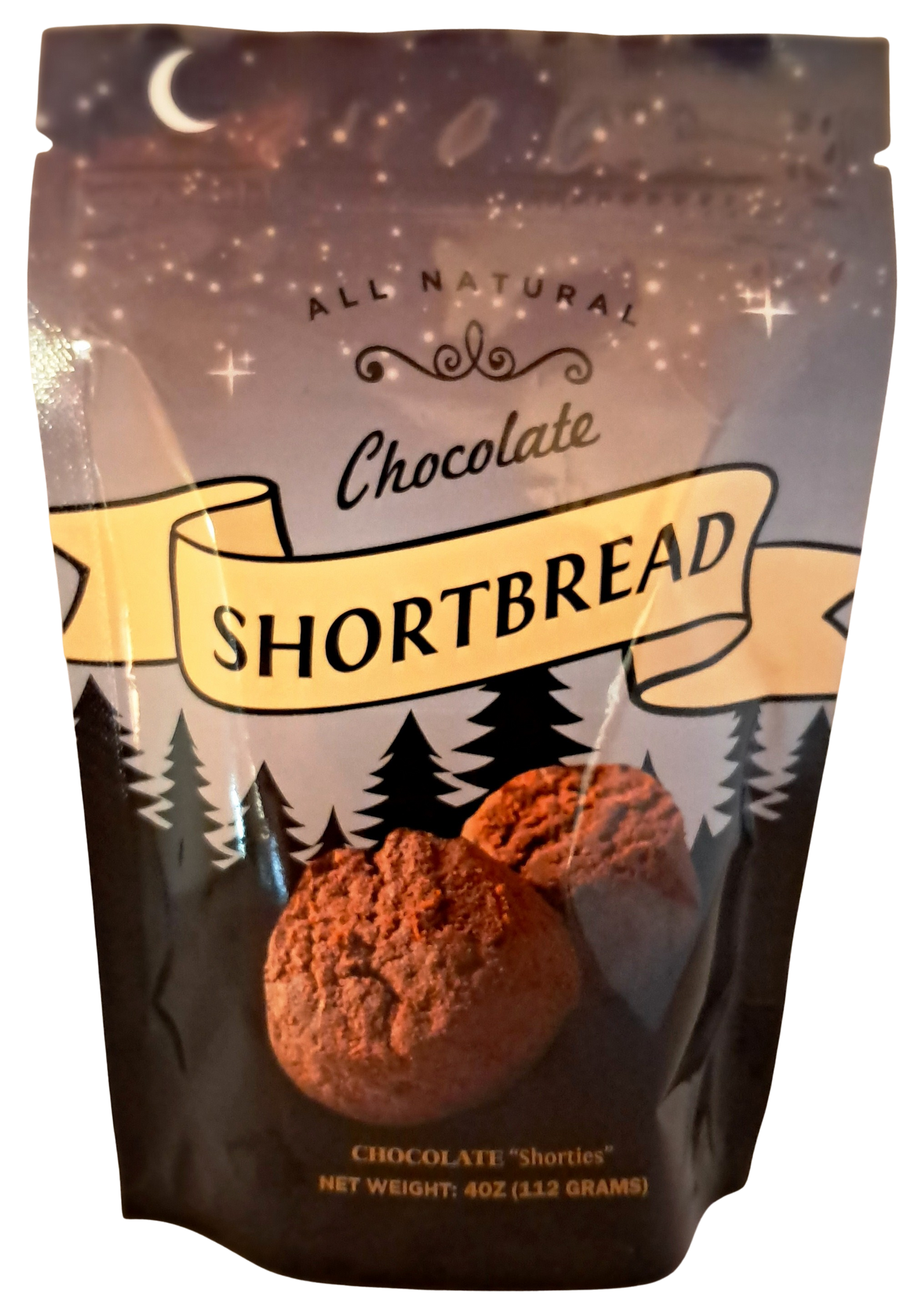 Chocolate Shortbread  (4 oz. Pouch)