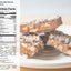 nutrition facts label for 8 oz. gift box of butter crunch almond toffee