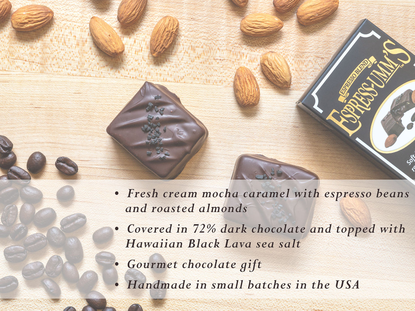 some of the features of the espress-uum's caramel