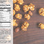 nutritional facts panel for toffee pop gourmet popcorn